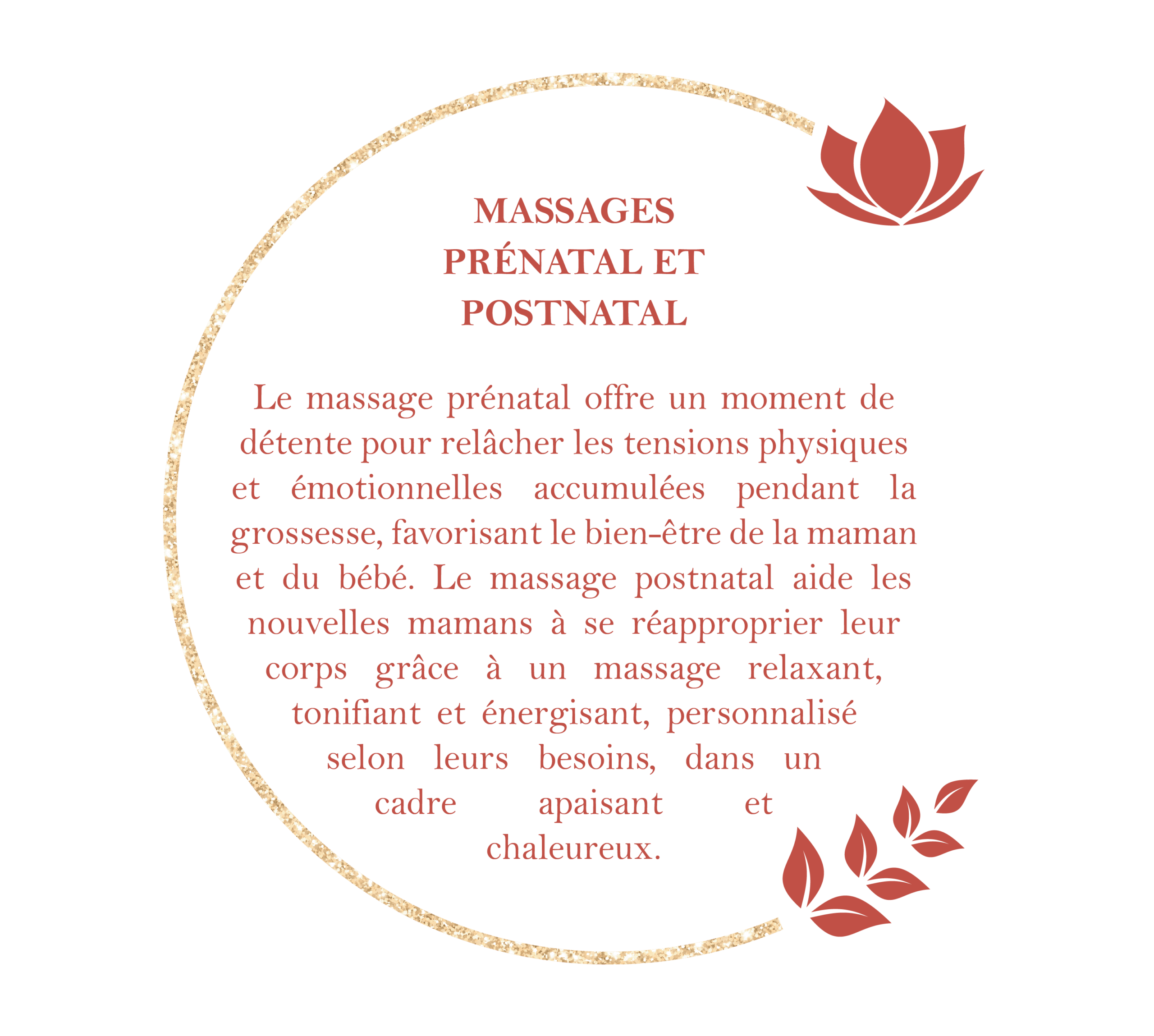 Massage prénatal et postnatal